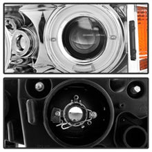 Cargar imagen en el visor de la galería, Spyder BMW E46 3-Series 02-05 4DR Projector Headlights 1PC LED Halo Chrm PRO-YD-BMWE4602-4D-AM-C