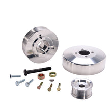 Cargar imagen en el visor de la galería, BBK 97-04 Ford F150 Expedition 4.6 5.4 Underdrive Pulley Kit - Lightweight CNC Billet Aluminum (3pc)