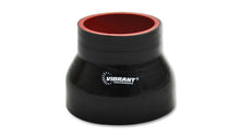 Cargar imagen en el visor de la galería, Vibrant Silicone Reducer Coupler 4.50in ID x 3.00in ID x 3.00in Long - Black