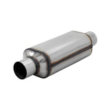 Super HP-2 Muffler 304SS - 2.50 Center In. 2.50 Center Out - Aggressive Sound