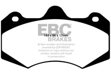 Cargar imagen en el visor de la galería, EBC 01-04 Aston Martin Vanquish 5.9 (AP Caliper) Bluestuff Front Brake Pads