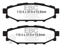 Cargar imagen en el visor de la galería, EBC 12+ Subaru BRZ 2.0 (solid rear rotors) Greenstuff Rear Brake Pads