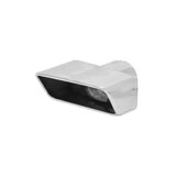 Exhaust Tip - 3.00 x 7.00 in. Rectangle Polished SS Fits 3 in. Tubing - Right