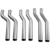 Exhaust S-Bend Assortment - 2.50 in. Tubing Various Offsets - Set of 6