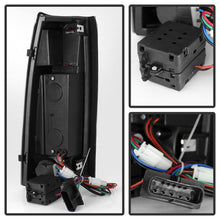 Cargar imagen en el visor de la galería, xTune Yukon Denali 99-00 LED Tail Lights Black ALT-JH-CCK88-LED-BK