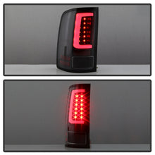 Cargar imagen en el visor de la galería, Spyder 07-13 GMC Sierra 1500 V2 Light Bar LED Tail Lights - Black (ALT-YD-GS07V2-LBLED-BK)