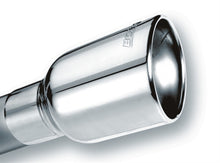 Cargar imagen en el visor de la galería, Borla Universal Polished Tip Single Oval Rolled Angle-Cut w/Clamp (inlet 2 1/2in. Outlet 4 1/4 x 3 1