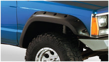Cargar imagen en el visor de la galería, Bushwacker 84-01 Jeep Cherokee Cutout Style Flares 4pc Fits 2-Door Sport Utility Only - Black