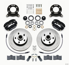 Cargar imagen en el visor de la galería, Wilwood Forged Dynalite-M Front Kit 11.30in 1 PC Rotor&amp;Hub 1970-1973 Mustang Disc &amp; Drum Spindle