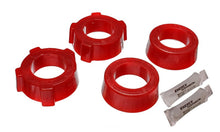 Cargar imagen en el visor de la galería, Energy Suspension 69-78 Vokswagen (Air Cooled) Red Rear Spring Plate Bushing Set