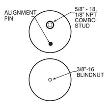 Cargar imagen en el visor de la galería, Firestone Ride-Rite Replacement Bellow 268C 5/8CF 1/2PIN BN (W217606766)