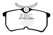 Cargar imagen en el visor de la galería, EBC 13+ Ford Fiesta 1.6 Turbo ST Greenstuff Rear Brake Pads