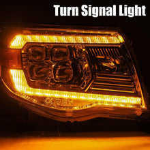 Cargar imagen en el visor de la galería, AlphaRex 05-11 Toyota Tacoma NOVA LED Projector Headlights Plank Style Black w/Activation Light/DRL