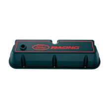 Cargar imagen en el visor de la galería, Ford Racing Logo Die-Cast Black Valve Covers