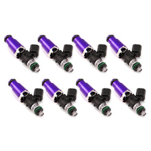Cargar imagen en el visor de la galería, Injector Dynamics 1340cc Injectors - 60mm Length - 14mm Purple Top - 14mm Lower O-Ring (Set of 8)
