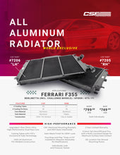 Cargar imagen en el visor de la galería, CSF Ferrari F355 High Performance All-Aluminum Radiator - Right