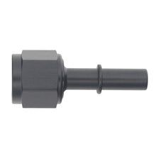 Cargar imagen en el visor de la galería, DeatschWerks 8AN Female Flare Swivel to 3/8in Male EFI Quick Disconnect - Anodized Matte Black