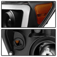 Cargar imagen en el visor de la galería, xTune Toyota Tundra 07-13 LED Light Bar Projector Headlights Black PRO-JH-TTU07-LED-BK