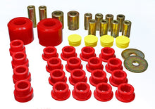 Cargar imagen en el visor de la galería, Energy Suspension 10 Chevy Camaro Red Rear End Control Arm Bushing Set