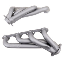 Cargar imagen en el visor de la galería, BBK 79-93 Mustang 351 Swap Shorty Unequal Length Exhaust Headers - 1-5/8 Titanium Ceramic