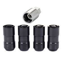 Cargar imagen en el visor de la galería, McGard Wheel Lock Nut Set - 4pk. (Cone Seat) M14X1.5 / 21mm &amp; 22mm Dual Hex / 1.965in. L - Black