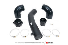 Cargar imagen en el visor de la galería, AMS Performance 2020+ Toyota Supra A90 Aluminum 3in Charge Pipe Kit