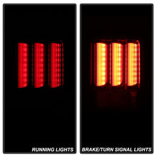 Cargar imagen en el visor de la galería, Spyder 07-16 Jeep Wrangler Version 2 Light Bar LED Tail Lights - Smoke (ALT-YD-JWA07V2-LBLED-BSM)