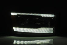 Cargar imagen en el visor de la galería, AlphaRex 06-08 Dodge Ram 1500HD LUXX LED Projector Headlights Plank Style Alpha Blk w/Seq Signal/DRL