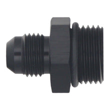 Cargar imagen en el visor de la galería, DeatschWerks 8AN ORB Male to 6AN Male Flare Adapter (Incl O-Ring) - Anodized Matte Black