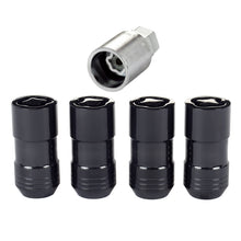 Cargar imagen en el visor de la galería, McGard Wheel Lock Nut Set - 4pk. (Cone Seat) M14X1.5 / 21mm &amp; 22mm Dual Hex / 1.965in. L - Black