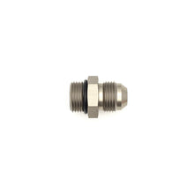 Cargar imagen en el visor de la galería, DeatschWerks 8AN ORB Male to 8AN Male Flare Adapter (Incl O-Ring) - Anodized Matte Black