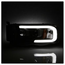 Cargar imagen en el visor de la galería, Spyder 02-05 Dodge Ram 1500 Light Bar Projector Headlights - Black (PRO-YD-DR02V2-LB-BK)