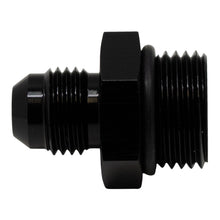 Cargar imagen en el visor de la galería, DeatschWerks 8AN ORB Male to 6AN Male Flare Adapter (Incl O-Ring) - Anodized Matte Black