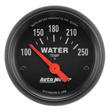 Cargar imagen en el visor de la galería, Autometer Z-Series 52mm 100-250 Degrees F. SSE Water Temp Gauge