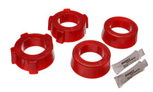 Cargar imagen en el visor de la galería, Energy Suspension 69-78 Vokswagen (Air Cooled) Red Rear Spring Plate Bushing Set