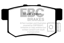 Cargar imagen en el visor de la galería, EBC 01-03 Acura CL 3.2 Redstuff Rear Brake Pads