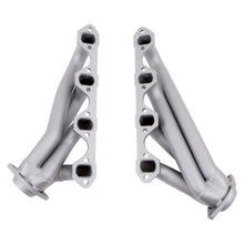 Cargar imagen en el visor de la galería, BBK 79-93 Mustang 351 Swap Shorty Unequal Length Exhaust Headers - 1-5/8 Titanium Ceramic