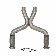Cargar imagen en el visor de la galería, BBK 11-14 Mustang 5.0 Short Mid X Pipe With Catalytic Converters 3.0 For BBK Long Tube Headers