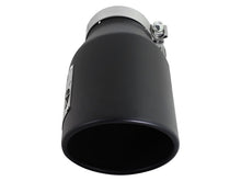 Cargar imagen en el visor de la galería, aFe Diesel Exhaust Tip Bolt On Black 4in Inlet x 6in Outlet x 12in