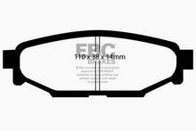 Cargar imagen en el visor de la galería, EBC 12+ Subaru BRZ 2.0 (solid rear rotors) Greenstuff Rear Brake Pads
