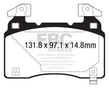 Cargar imagen en el visor de la galería, EBC 14+ Chevrolet Corvette Stingray (C7) 6.2 (Z51 Performance Package) Bluestuff Front Brake Pads