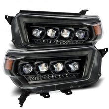 Cargar imagen en el visor de la galería, AlphaRex 10-13 Toyota 4Runner NOVA LED Proj Headlights Plank Style Alpha Black w/Seq Signal/DRL