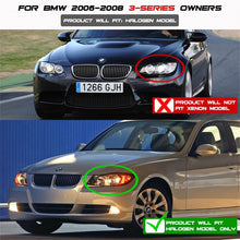 Cargar imagen en el visor de la galería, Spyder BMW E90 3-Series 06-08 Projector LED Halo Amber Reflector Rplc Bulb Blk PRO-YD-BMWE9005-AM-BK