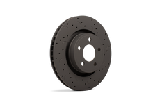 Cargar imagen en el visor de la galería, Hawk Talon 2012 Buick Regal Brembo Calipers Drilled and Slotted Front Brake Rotor Set