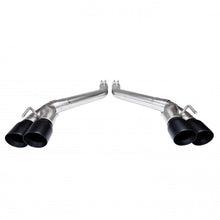 Cargar imagen en el visor de la galería, Kooks 2016 + Chevrolet Camaro SS LT1 3in Axle Back Muffler Delete Exhaust System w/ Black Quad Tips