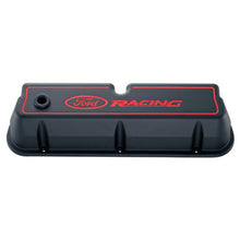 Cargar imagen en el visor de la galería, Ford Racing Logo Die-Cast Black Valve Covers