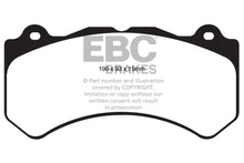 Cargar imagen en el visor de la galería, EBC 16+ Cadillac ATS-V 3.6 Twin Turbo Yellowstuff Front Brake Pads