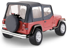 Cargar imagen en el visor de la galería, Rampage 1976-1983 Jeep CJ5 Complete Top - Black Denim