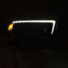 Cargar imagen en el visor de la galería, AlphaRex 10-13 Toyota 4Runner NOVA LED Proj Headlights Plank Style Alpha Black w/Seq Signal/DRL
