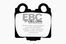 Cargar imagen en el visor de la galería, EBC 98-05 Lexus GS300 3.0 Greenstuff Rear Brake Pads
